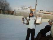 Диплом за второе место в Ледовой эстафете
в рамках Х этапа Кубка молодежи Великого Новгорода