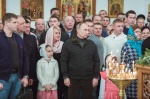 После рождественского богослужения в Свято-Юрьевом монастыре состоялась встреча Владимира Путина и новгородских рыбаков