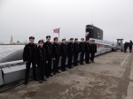 Лариса Сергухина посетила с ответным визитом подводную лодку «Великий Новгород» в Кронштадте